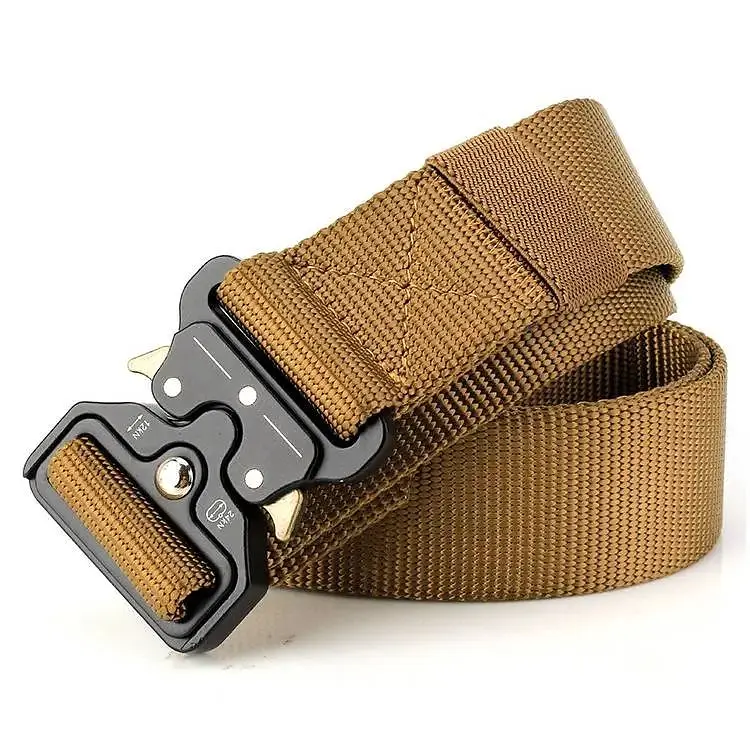 Ремень тактический военный Assault Belt с пряжкой Кобра койот - фото 4