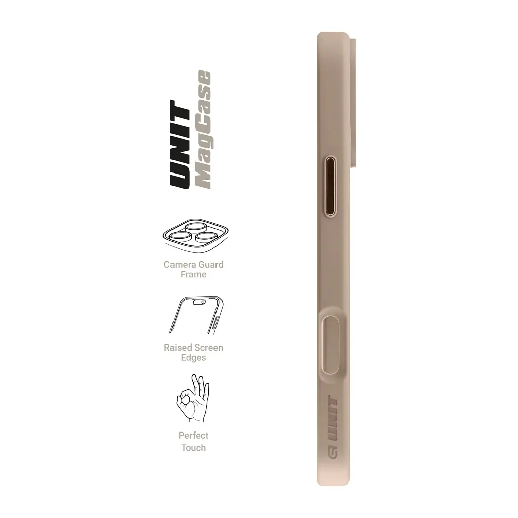 Чохол ArmorStandart Unit MagSafe для Apple iPhone 16 Plus Titanium Gold - фото 3