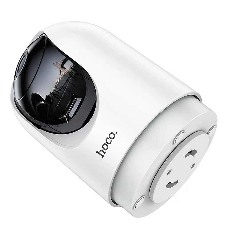 Камера видеонаблюдения Smart camera Hoco D1 Wi-Fi 3MP IP indoor (Белая) - фото 3