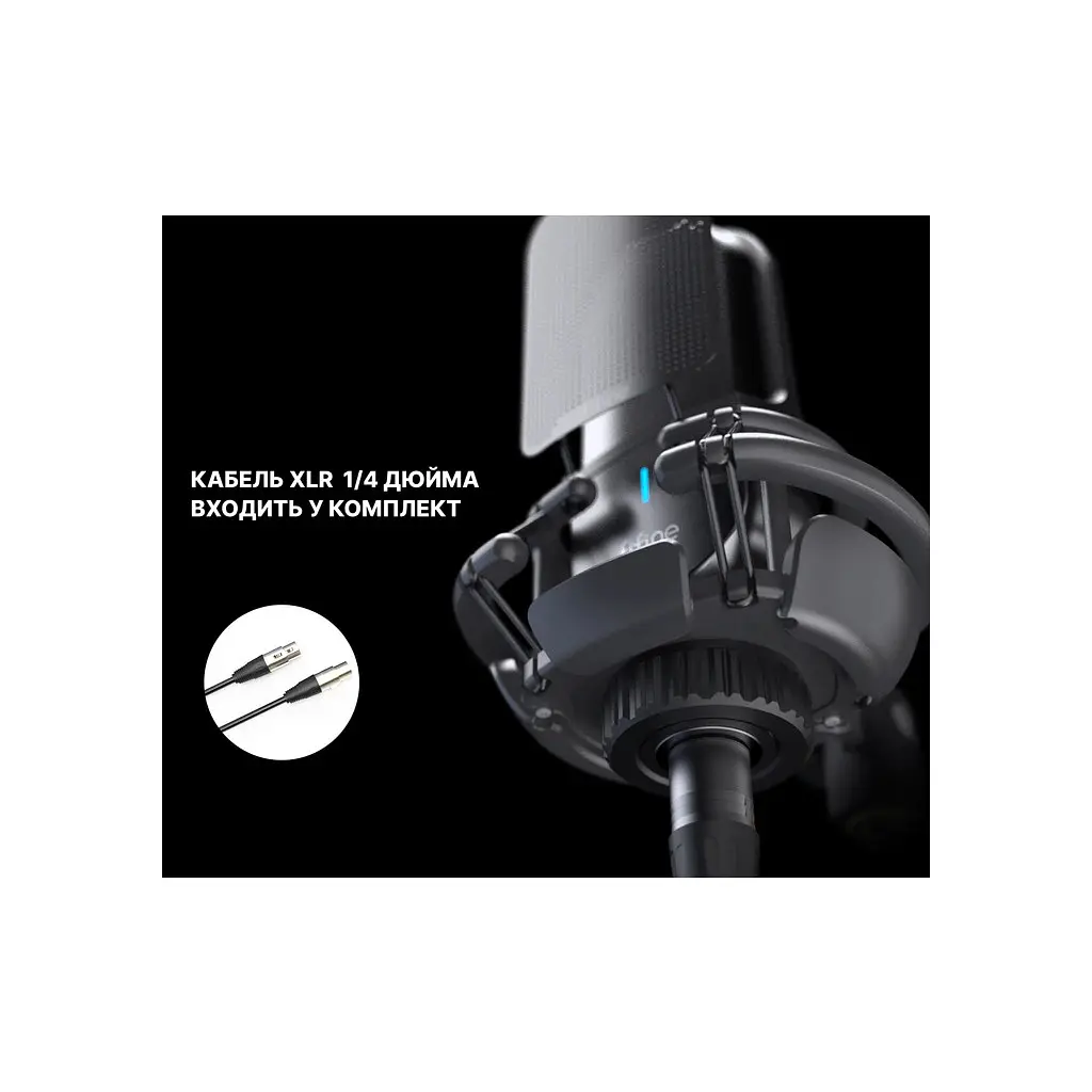 Мікрофон Fifine К726 XLR Black (K726) - фото 8