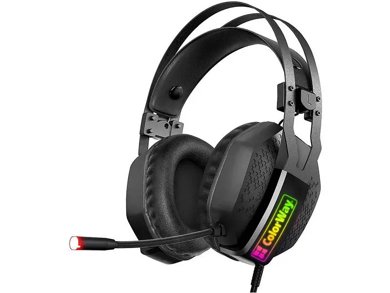 Навушники з мікрофоном ColorWay HyperBlast RGB Black (CW-HPG05BK) - фото 4
