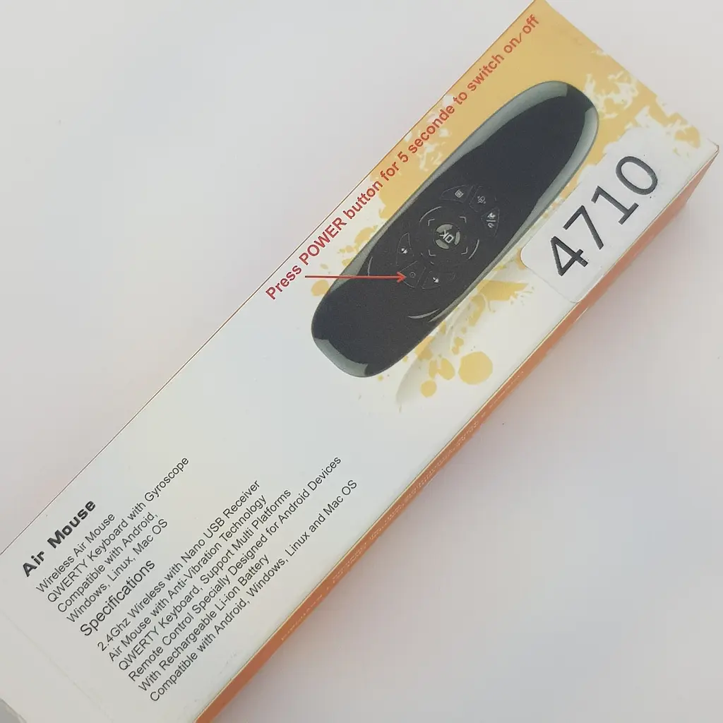 Пульт повітряна мишка Air Mouse Keyboard з російською клавіатурою UKC чорний - фото 7