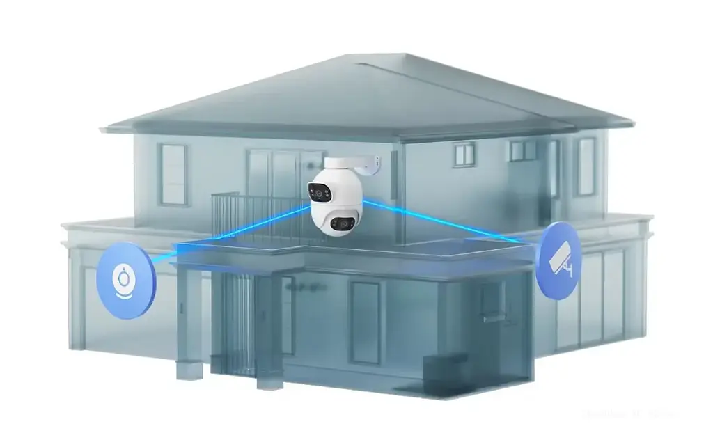 IP-камера для відеоспостереження iMiLab Security Camera EC6 Dual - фото 9