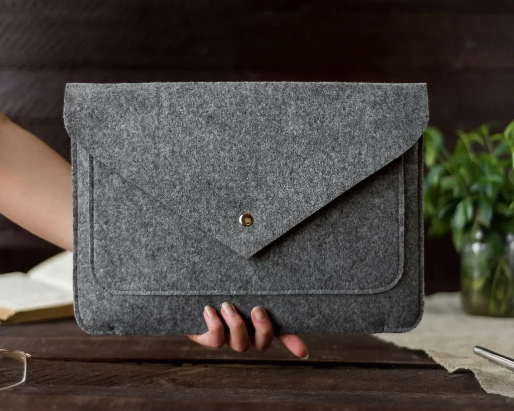 Чохол Gmakin Apple MacBook Pro 14` GM07-14 Felt Case (Grey) [73583] - фото 6