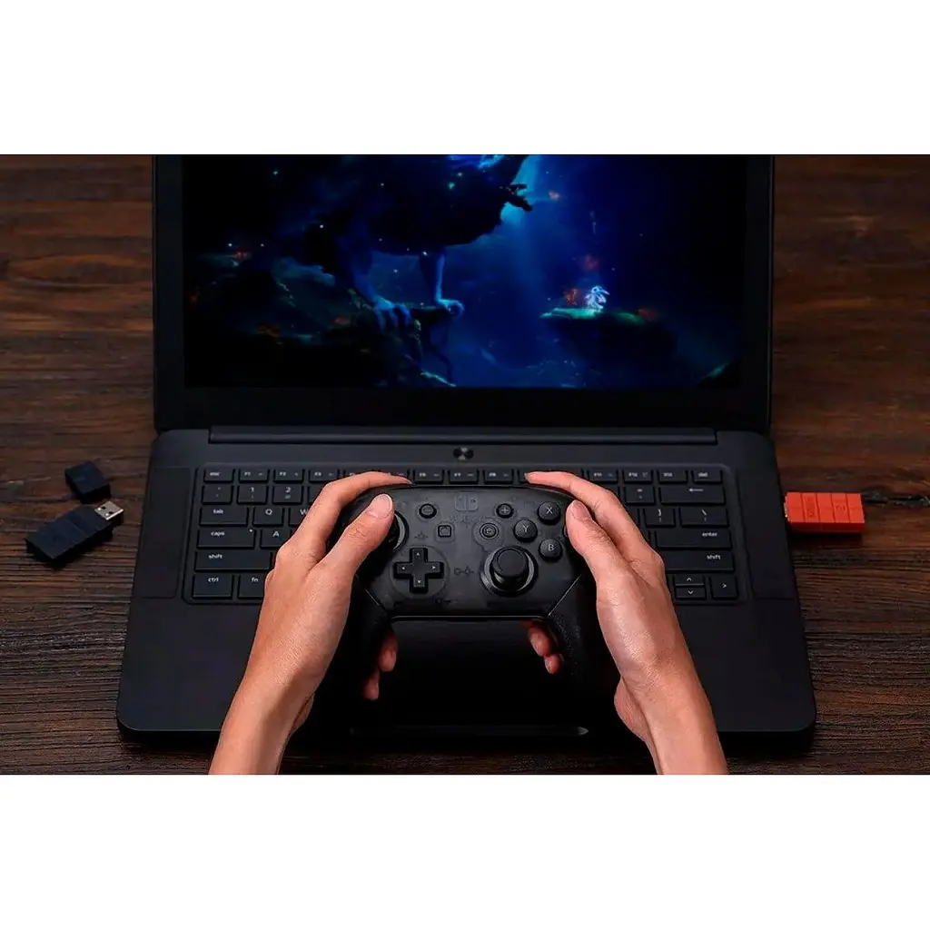 USB адаптер 8BitDo USB Wireless Adapter 2 для Switch/Android/Windows/macOS Brown [90212] - фото 6