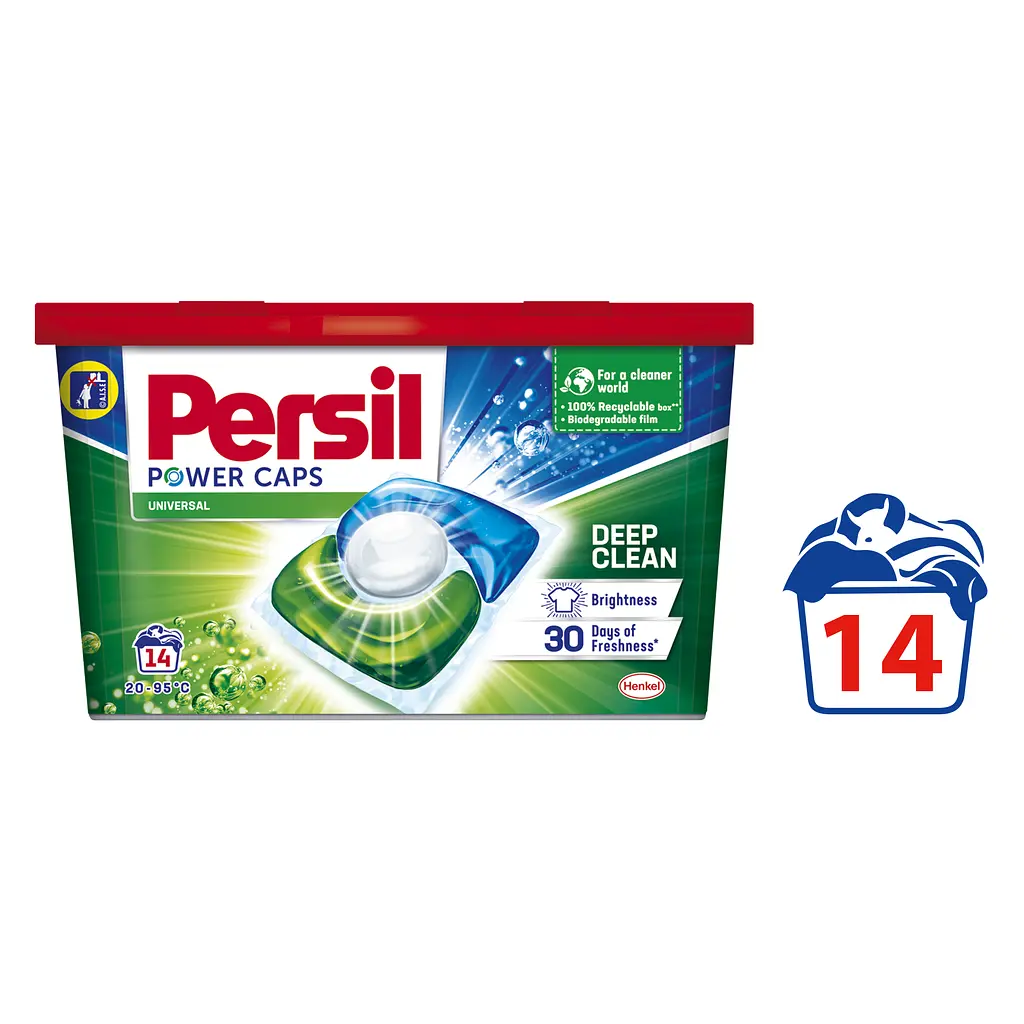 Капсули для прання Persil Power Caps Універсальні, 14 шт. - фото 2