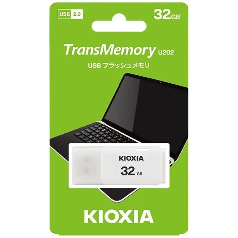 Флеш-накопитель Kioxia USB 32GB TransMemory U202 White (LU202W032GG4) - фото 2