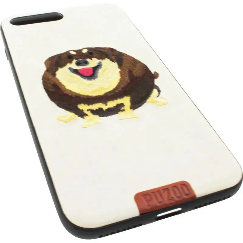 Чохол-накладка PUZOO TPU+TPU with stitchwork craft Ballon Dog iPhone 7 Plus/8 Plus White - фото 4