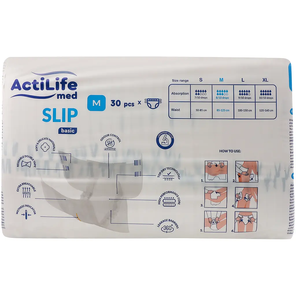 Підгузки для дорослих ActiLife Med Basic M 30 шт. - фото 12
