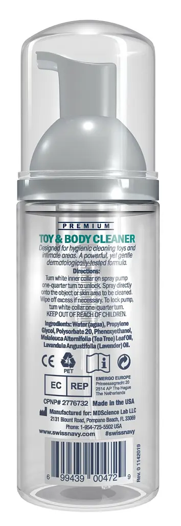 Swiss Navy Toy Body Cleaner - Очищаюча пінка для секс іграшок, 47 мл - фото 2