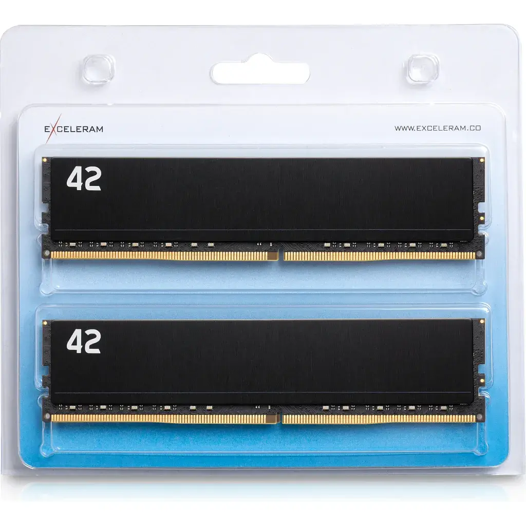 Модуль пам'яті для комп'ютера DDR4 32GB (2x16GB) 3200 MHz 42-Series eXceleram (E-42-002D-32) - фото 4