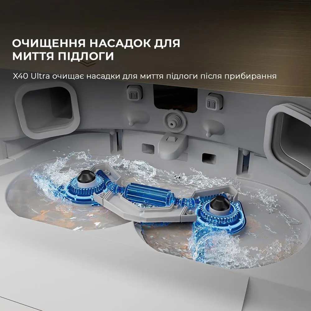 Робот-пылесос с влажной уборкой Dreame X40 Ultra White - фото 6