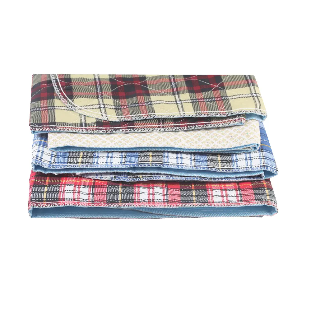 Багаторазова пелюшка для собак Derby Washable Reusable Pet Pee Pad Beige Plaid 60х90 см - фото 3