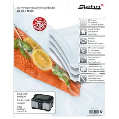 Пакеты для вакуумной упаковки Steba 28х40см - фото 2