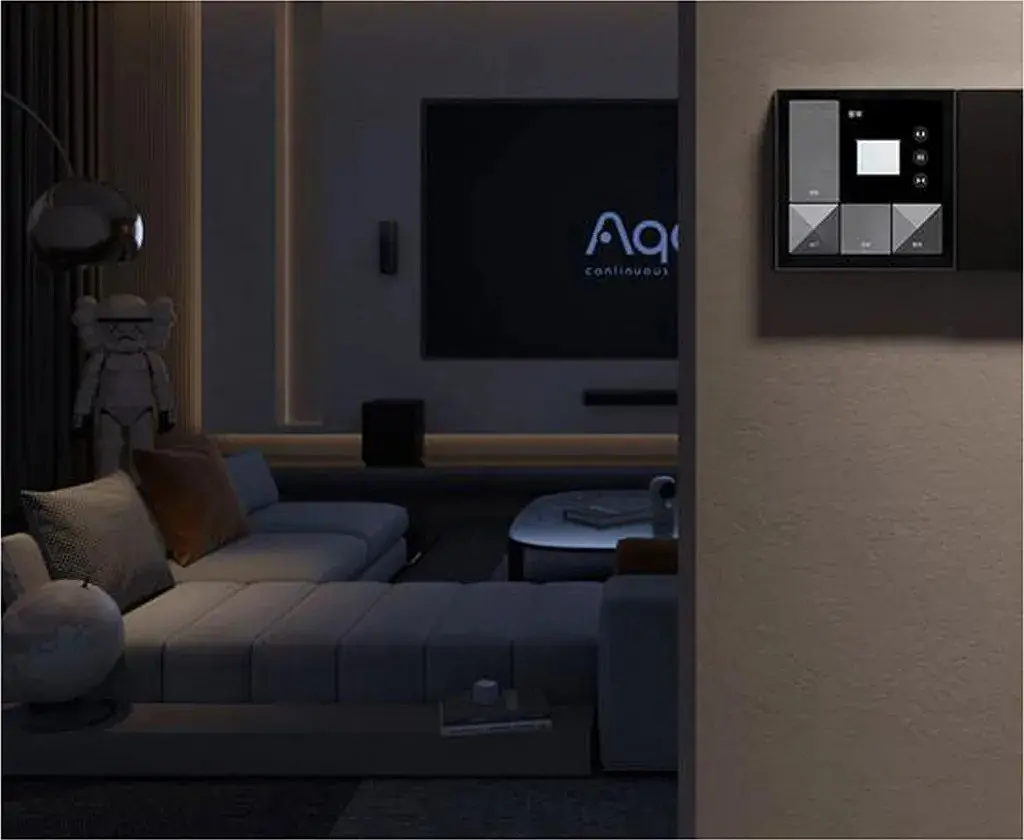 Тач панель управління Aqara Smart Switch Panel S1E Wi-Fi Apple HomeKit (CJPKG01LM) сіра - фото 8