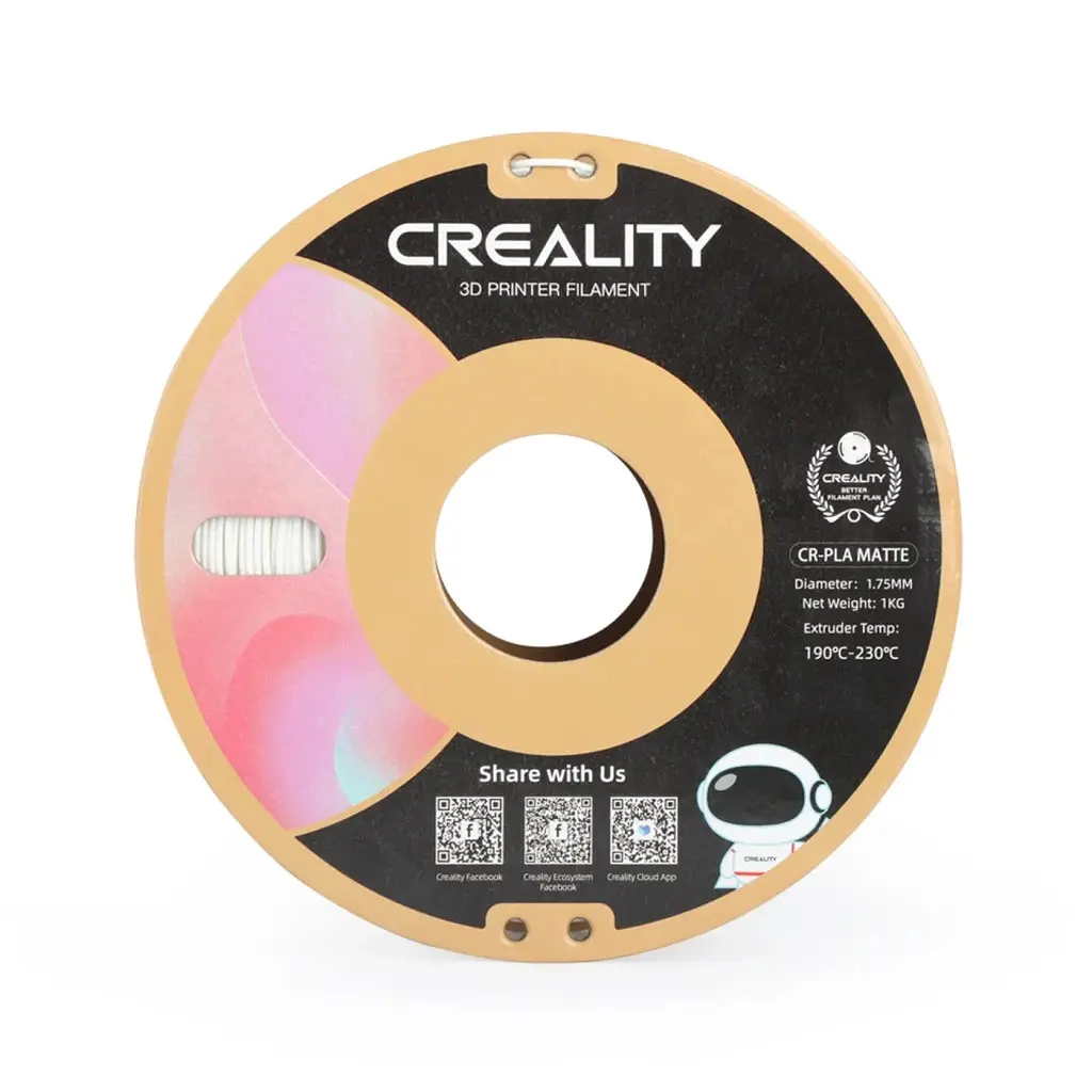 Пластик для 3D-принтера Creality PLA matte 1кг, 1.75мм, natural white (3301010296) - фото 3