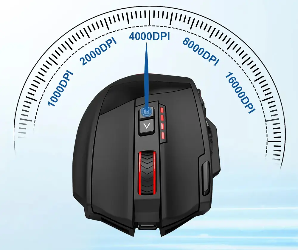 Миша бездротова ігрова з акумулятором та підсвічуванням 2.4 gHz E-YOOSO X33 Black - фото 3