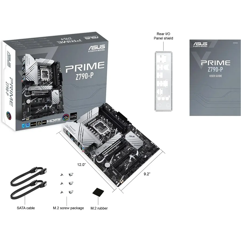 Материнська плата Asus Prime Z790-P s1700 Z790 4xDDR5 M.2 HDMI DP ATX - фото 2