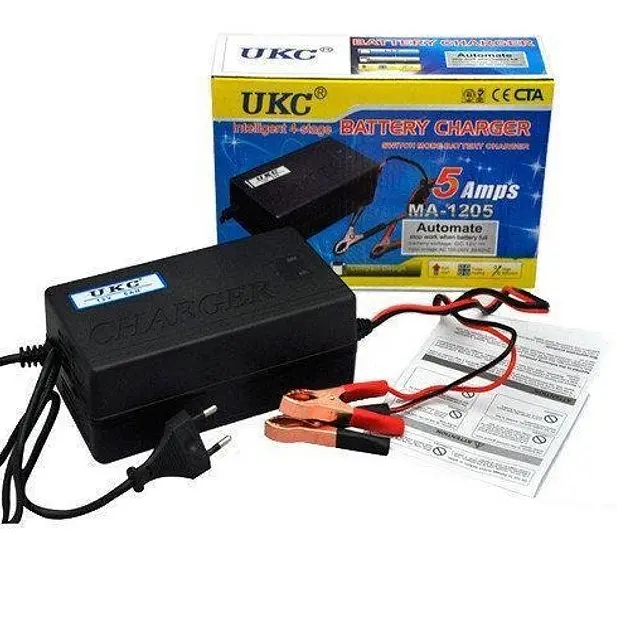 Зарядний пристрій для акумулятора автомобільного UKC MA-1205 12V 5A Battery Charger - фото 2