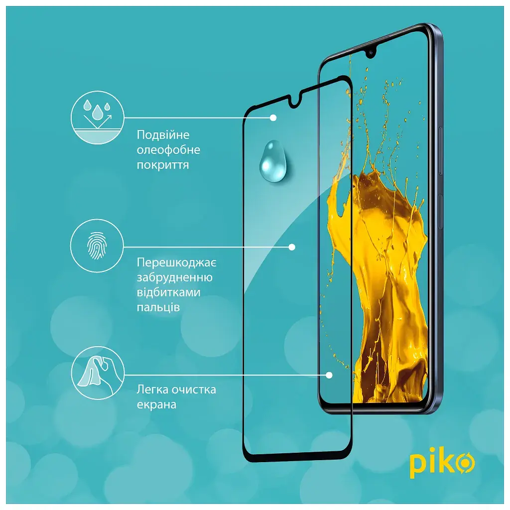 Скло захисне Piko Full Glue Infinix Note 12 Black (1283126546594) - фото 5