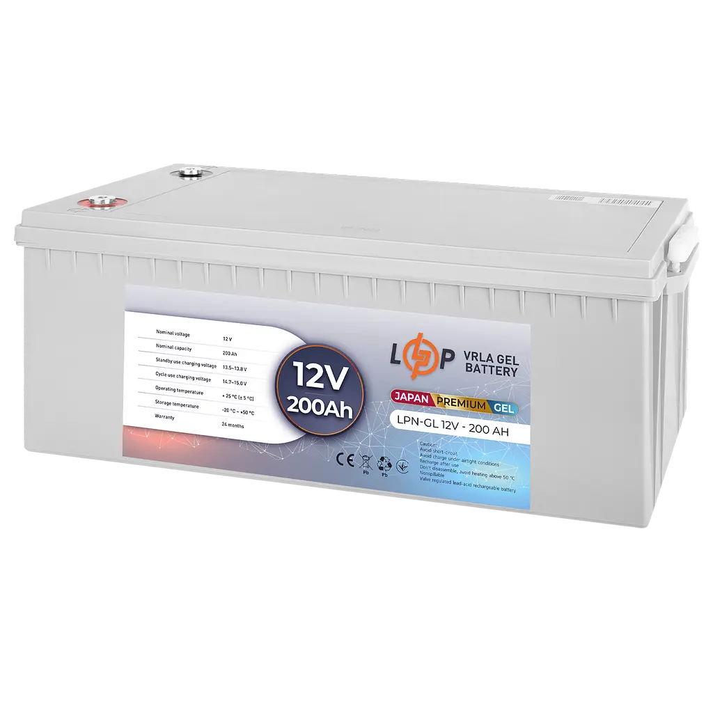 Аккумулятор гелевой LPN-GL 12V-200 Ah - фото 3