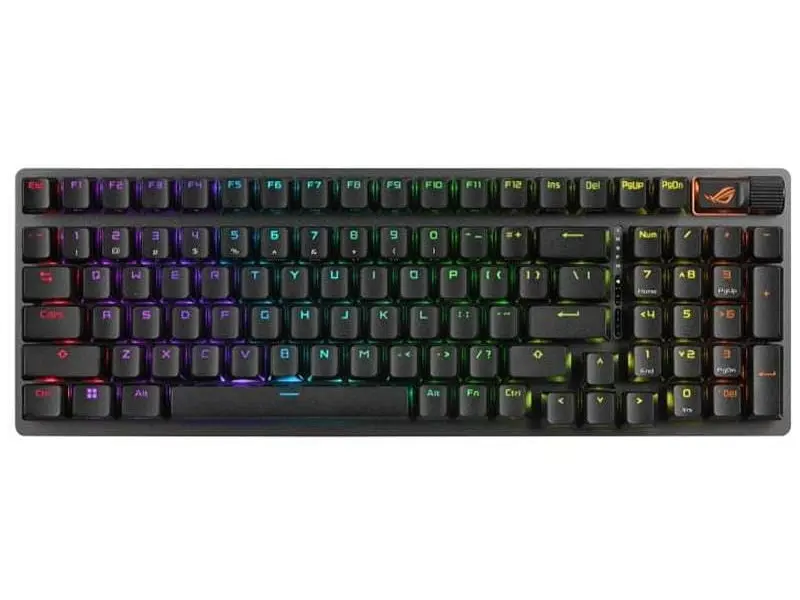 Клавіатура Asus ROG Strix Scope II 96 Wireless EN PBT (90MP037A-BKUA01) - фото 6