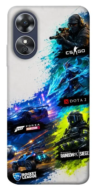 TPU чохол Demsky Full Throttle для Oppo A17