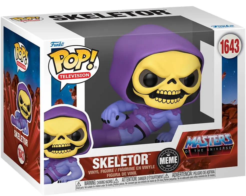 Коллекционная фигурка Funko Pop Фанко Поп   Скелетор Meme Skeletor 10 см FP M S 1643 - фото 2