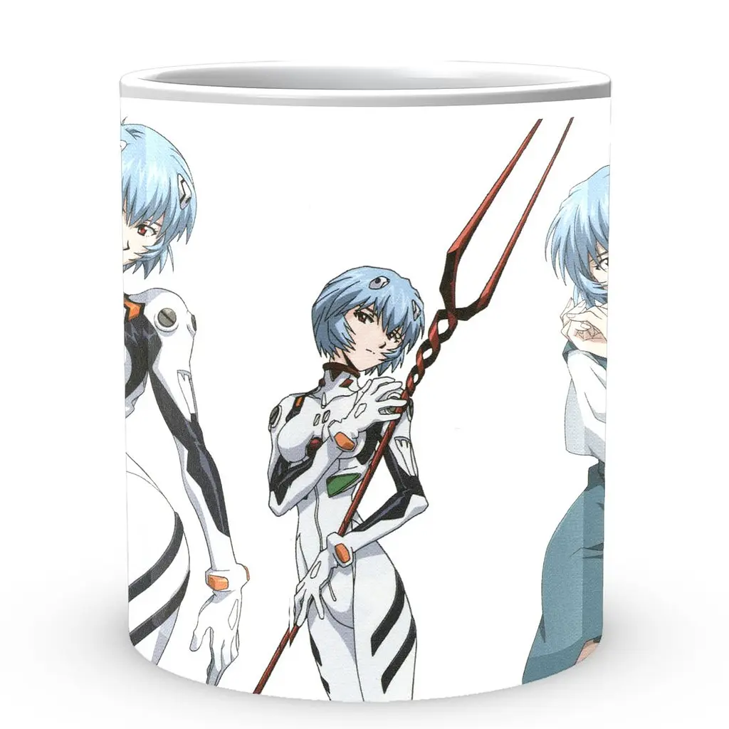 Кухоль GeekLand Evangelion Євангеліон Сіндзі Рей Марі EVA 002.18 330 мл білий - фото 2