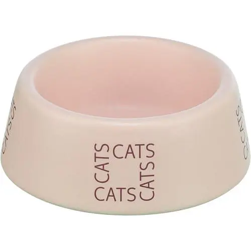 Миска Trixie керамічна для котів 0,15 л d 12 см рожевий - фото 3