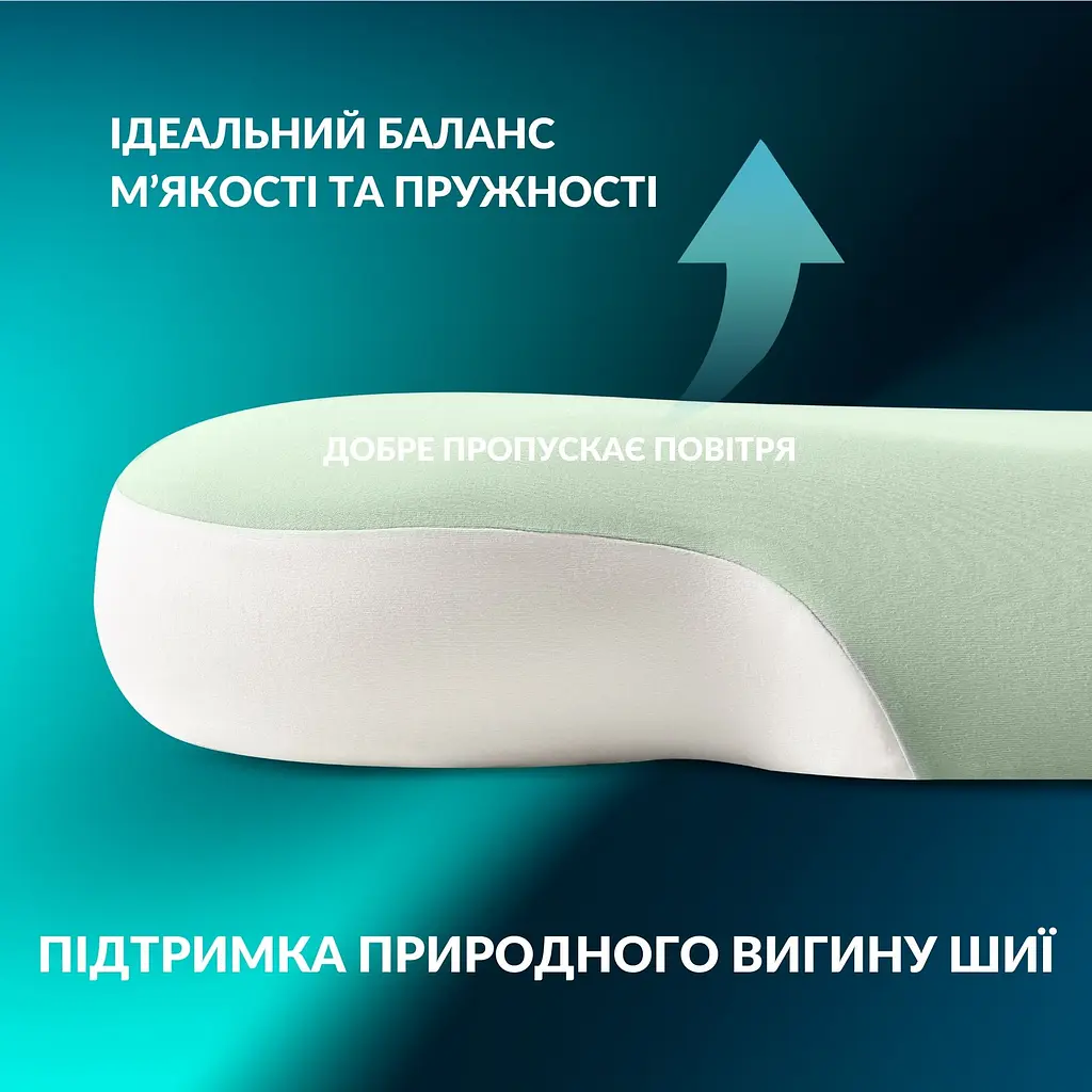 Подушка Ideia CloudTherapy ортопедическая с эффектом памяти 65х40х10 см (8-35858*001) - фото 6