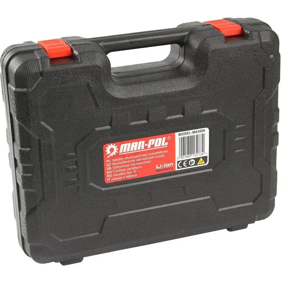 Садові ножиці MAR-POL M83009 акумуляторний секатор + 2 акумулятора - фото 6