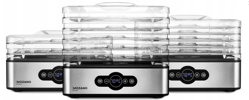 Сушилка дегидратор для пищевых продуктов грибов и фруктов Mozano Dehydrator 400 Вт - фото 8