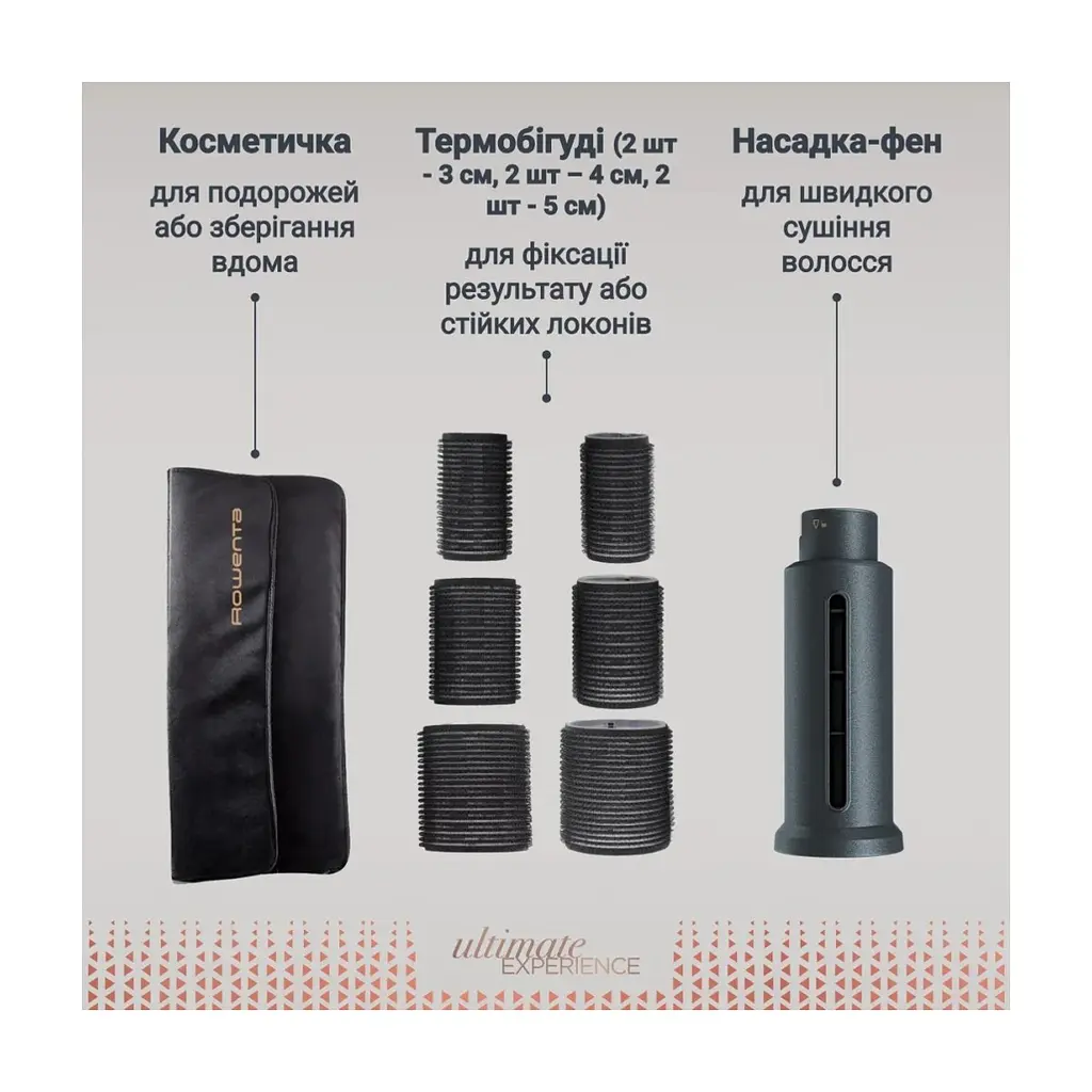 Фен-щітка Rowenta UB9920E0 - фото 7