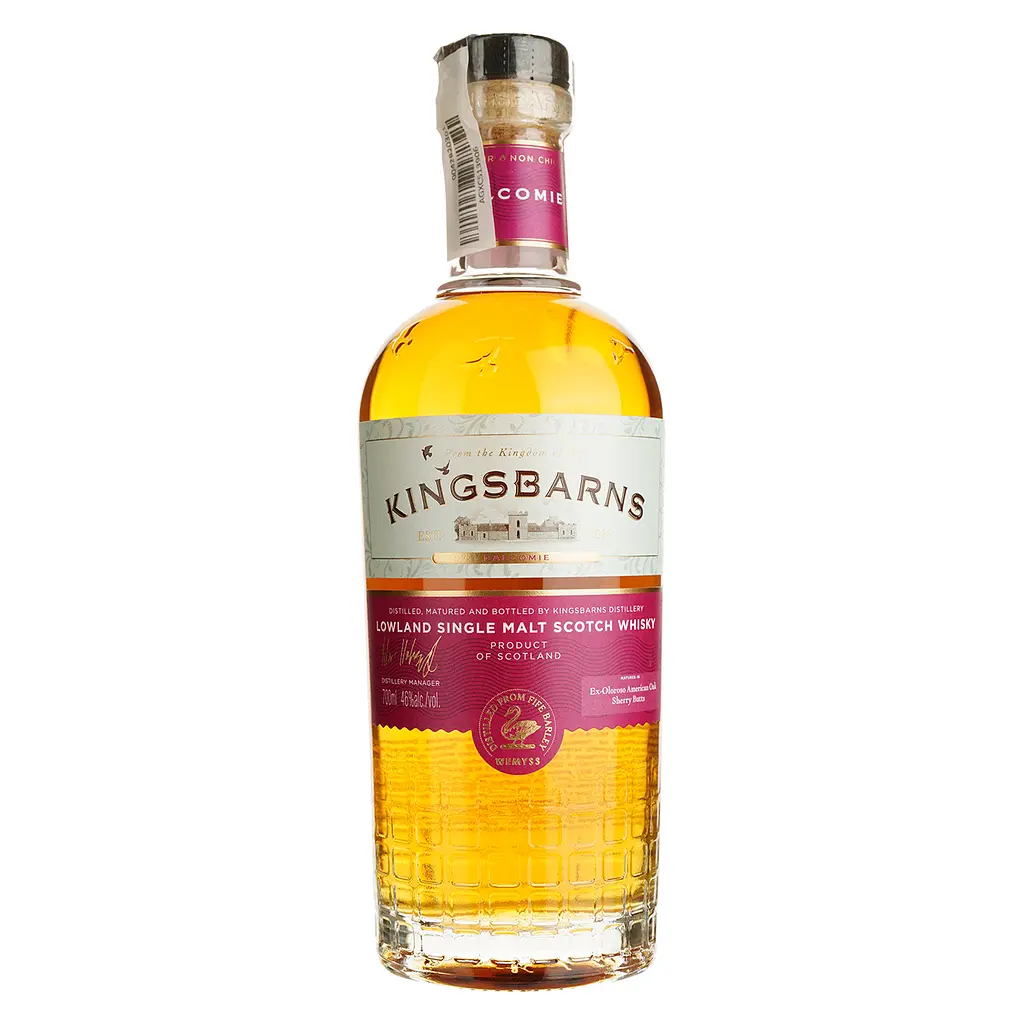 Виски Kingsbarns Balcomie Lowland Single Malt Scotch Whisky 46% 0.7 л в подарочной коробке - фото 2