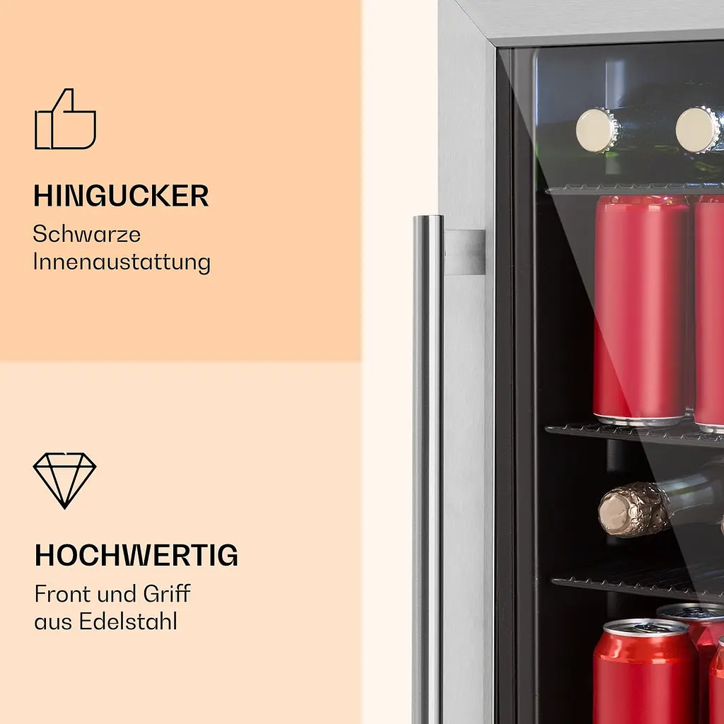 Холодильник вітрина для напоїв Klarstein Beersafe 3XL (10046069) - фото 2