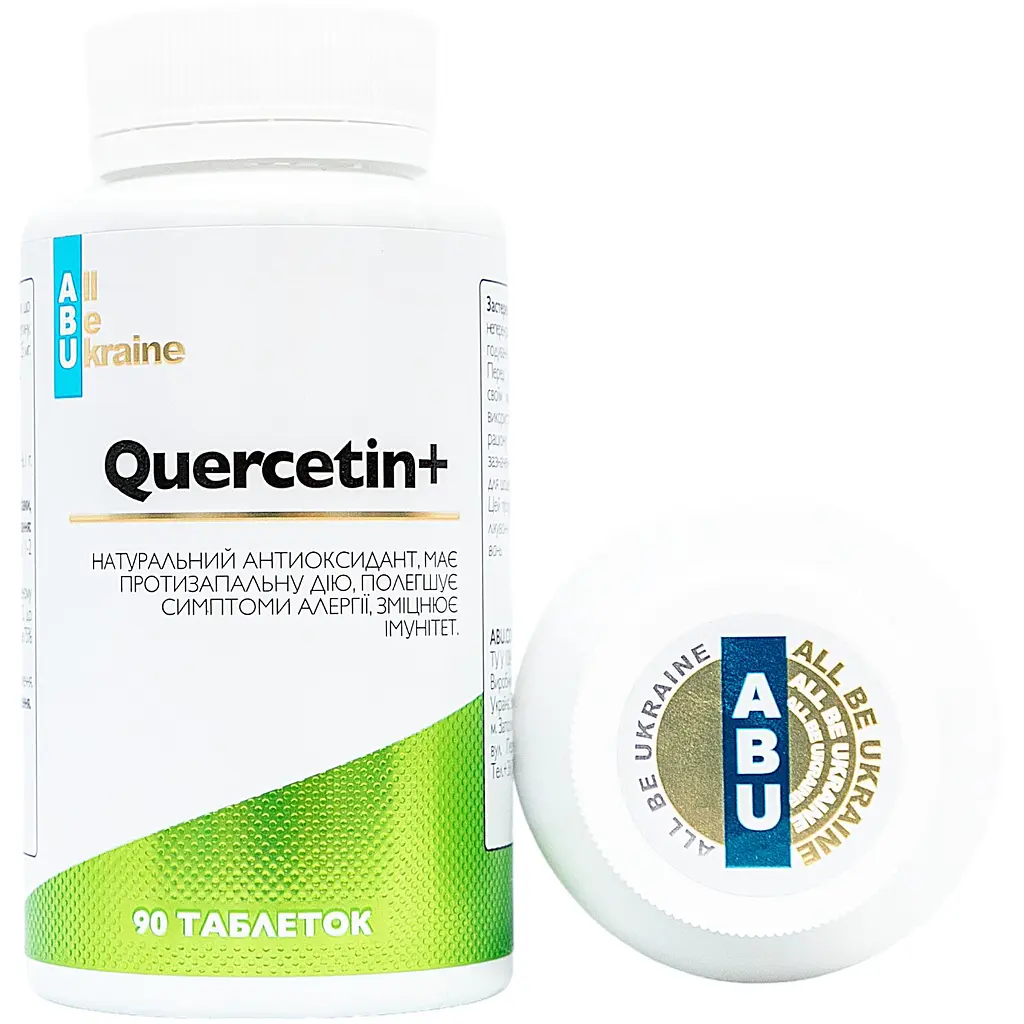 Кверцетин All be Ukraine Quercetin+ 90 таблеток (ABU-01042) - фото 4