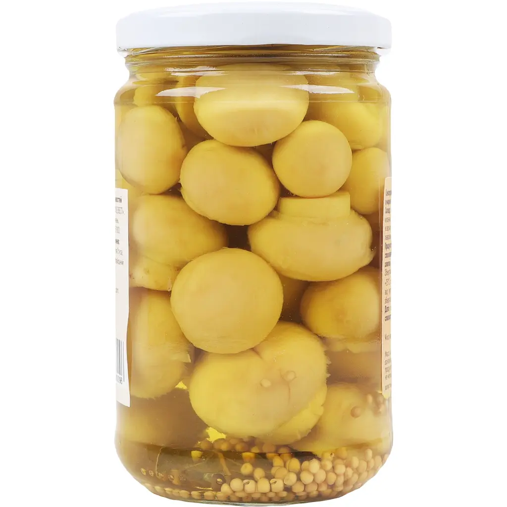 Гриби WellDar шампіньйони цілі відбірні в гірчично-медовому соусі 300 г - фото 3