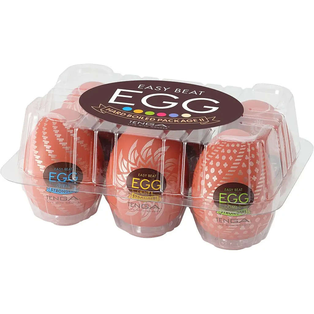 Набір мастурбаторів-яєць Tenga Egg Hard Boilded II (6 шт) - фото 5