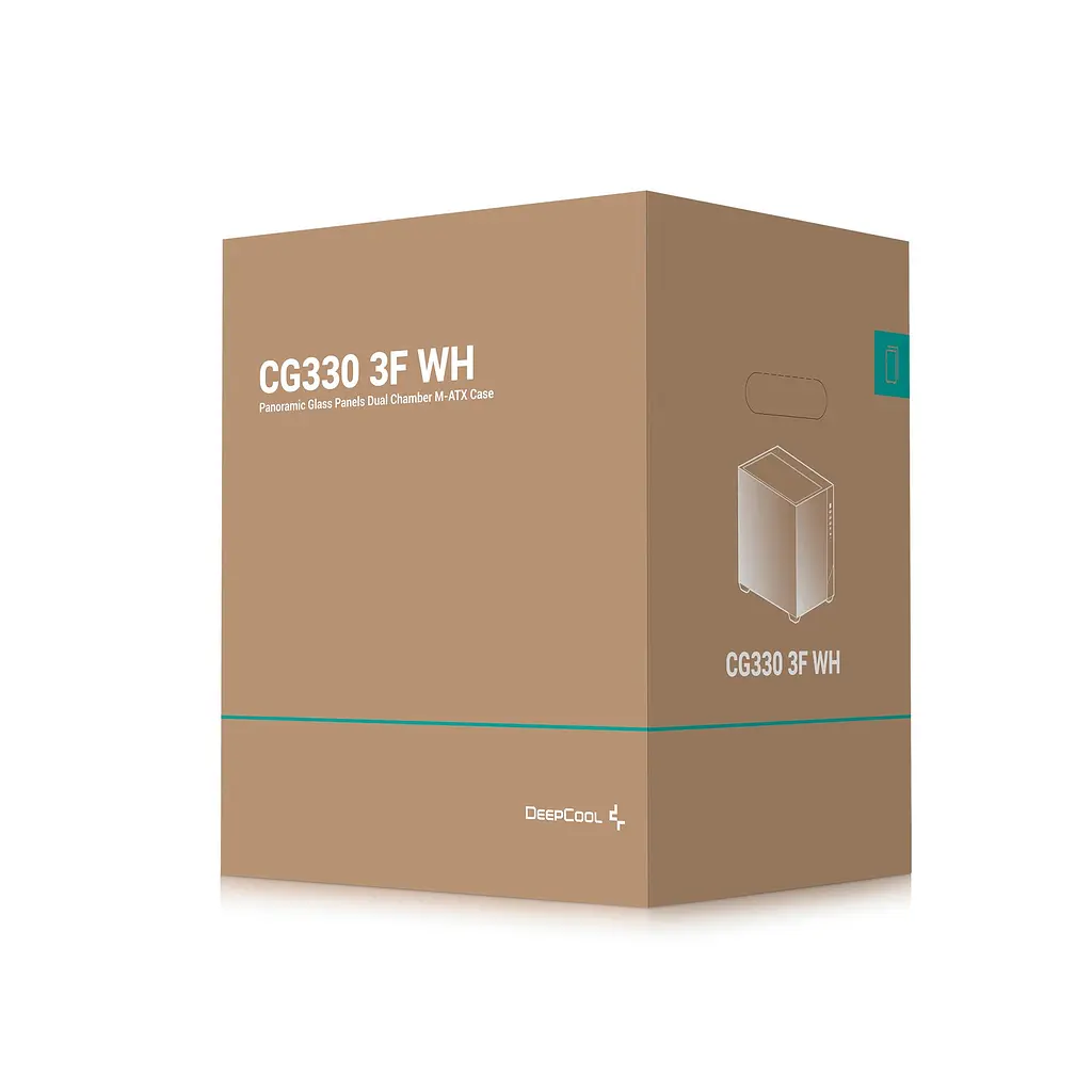 Корпус DeepCool CG330 3F White (R-CG330-WHNGM3-G) без БЖ - фото 2