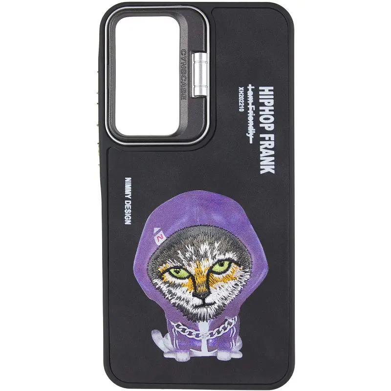 TPU+PC чехол Friends для Xiaomi Redmi Note 13 Pro 4G / Poco M6 Pro 4G Black Cat - фото 2