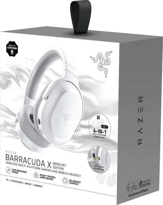 Гарнітура Razer Barracuda X 2022 Mercury (RZ04-04430200-R3M1) - фото 7
