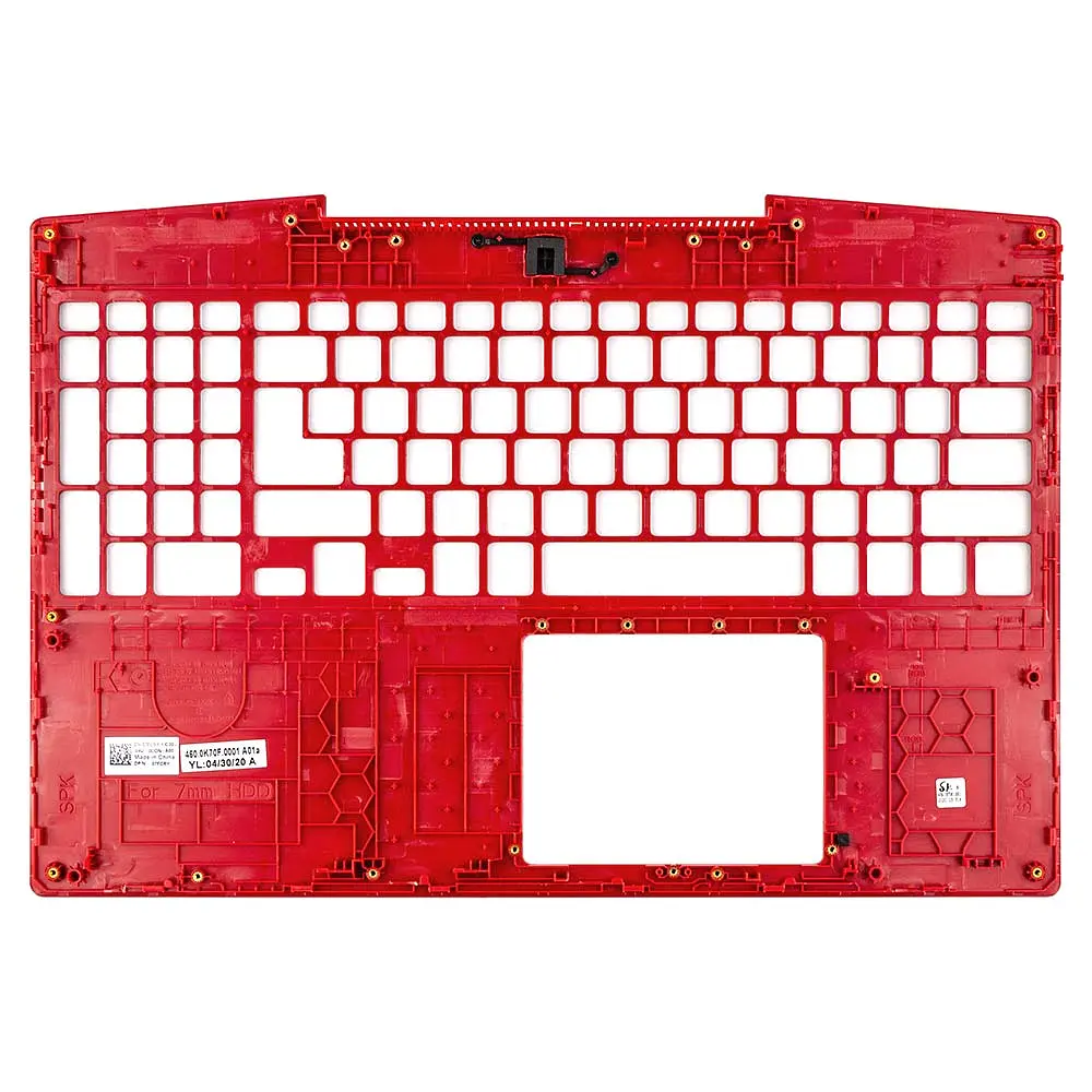 Корпус верхня кришка топкейс для Dell G3 15 3590 P89F, (07FCRY, червоний бік, Palmrest) - фото 2