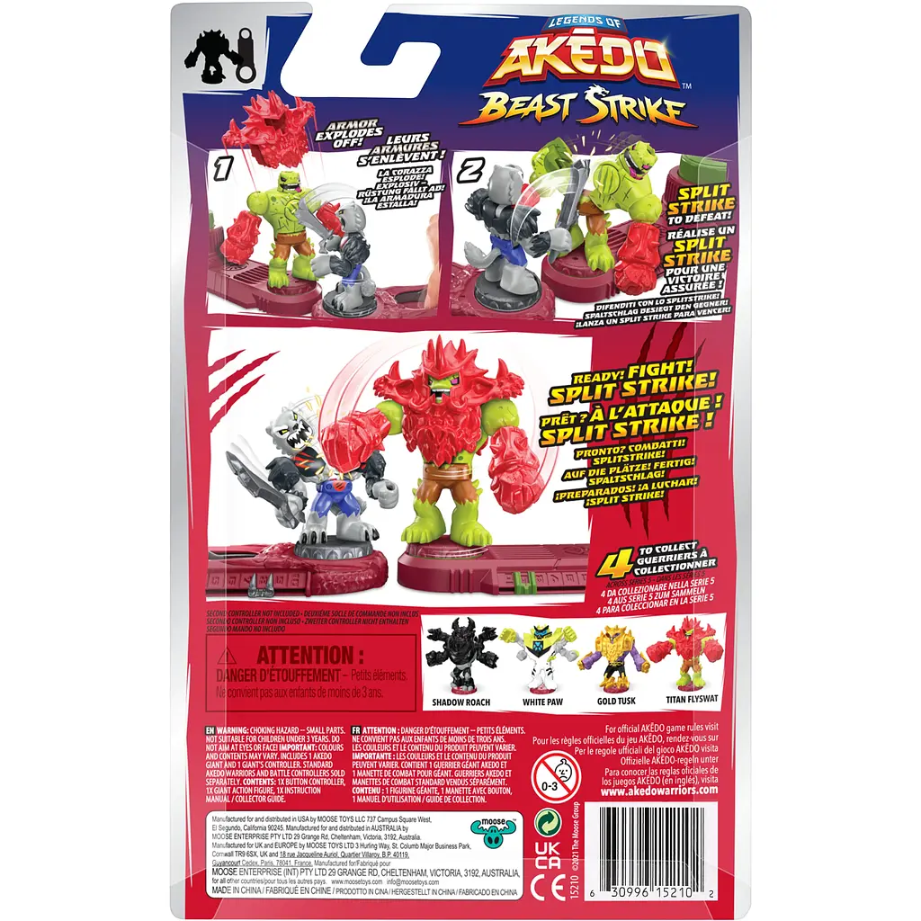 Игровой набор Akedo Beast Strike Батл гигантов Голд Таск (123322) - фото 4