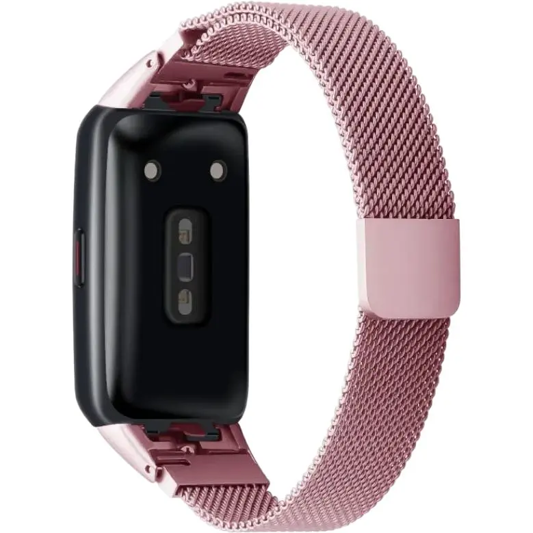 Ремінець DK для Honor Band 6 / 7 Metal Milanese Loop Magnetic (012956) (pink rose) - фото 2