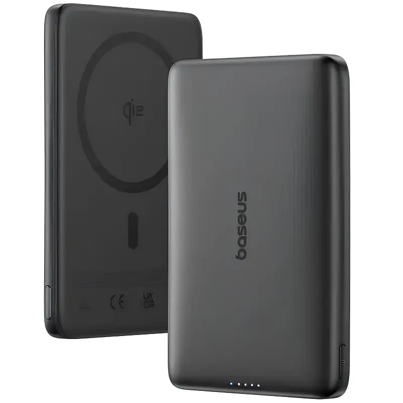 Портативное ЗУ Power Bank Baseus PicoGo AM41 Ultra-Slim 27W с БЗУ 10000 mAh (E0027200) Black - фото 2
