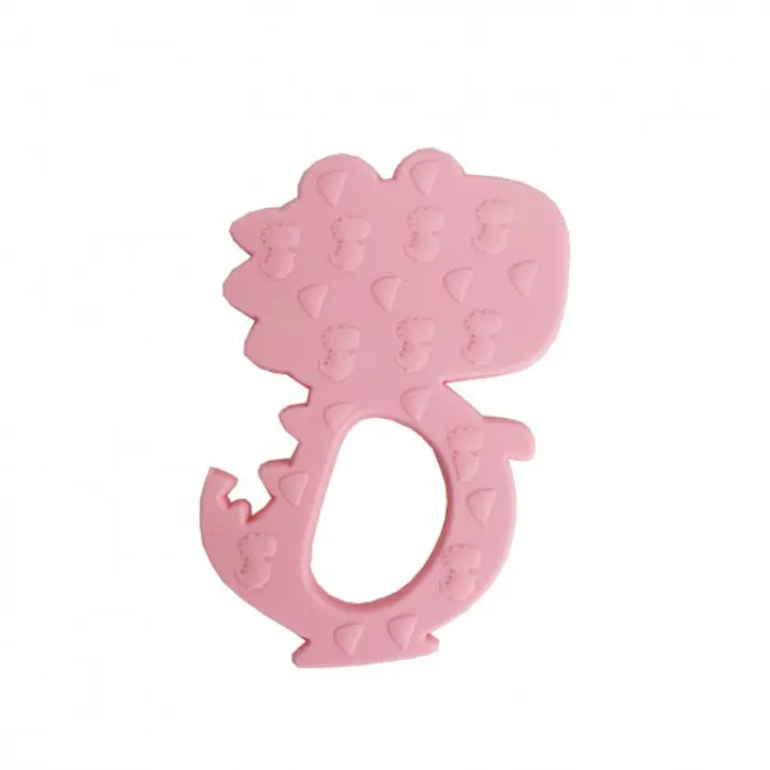 Силіконовий прорізувач "Діно" MGZ-0415(Pink) - фото 2
