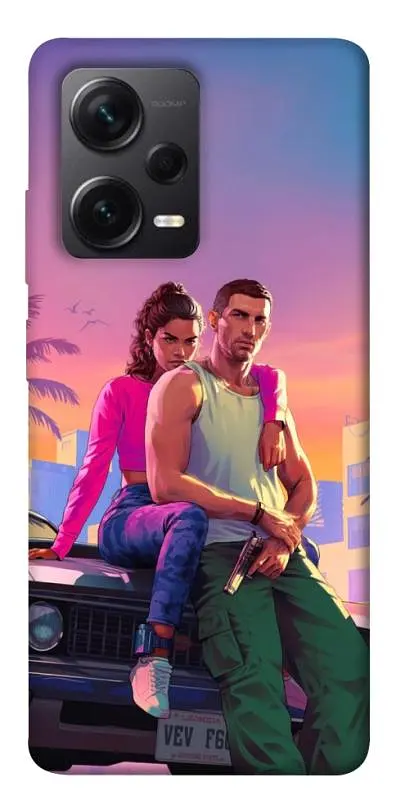 TPU чохол Demsky GTA VI Heroes для Xiaomi Redmi Note 12 Pro+ 5G