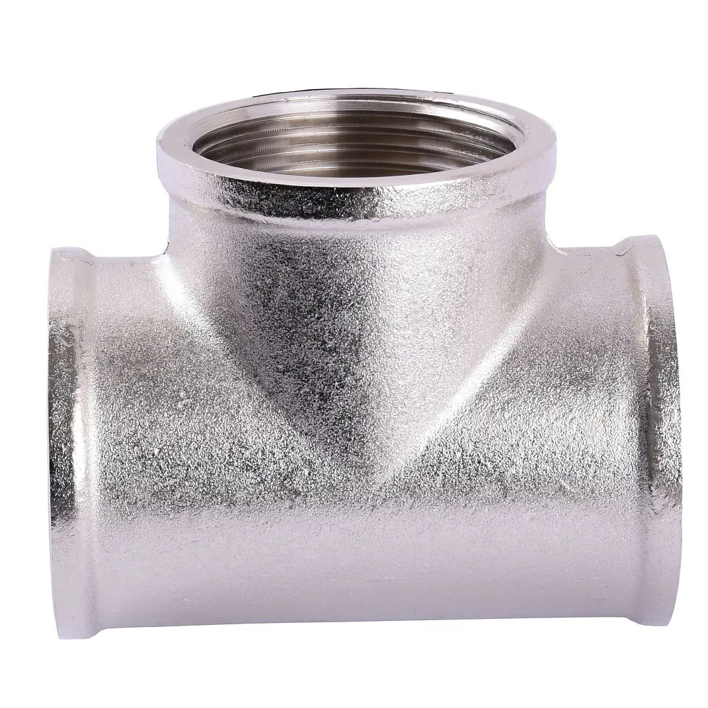Трійник Solomon 3/4″ ВВВ нікель 8202