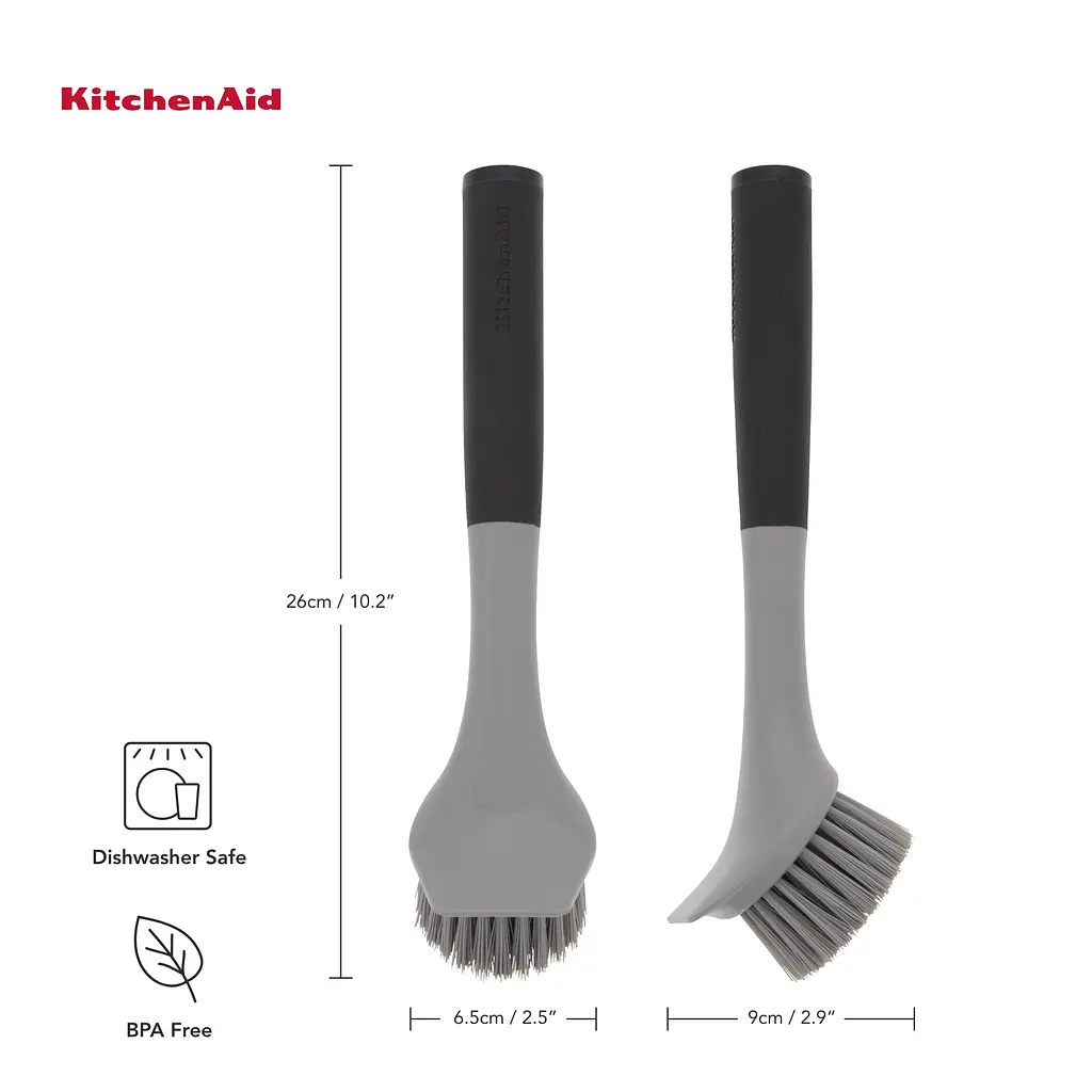 Щетка для мытья посуды KitchenAid Sinkware серая (KEG882OHOBA) - фото 8